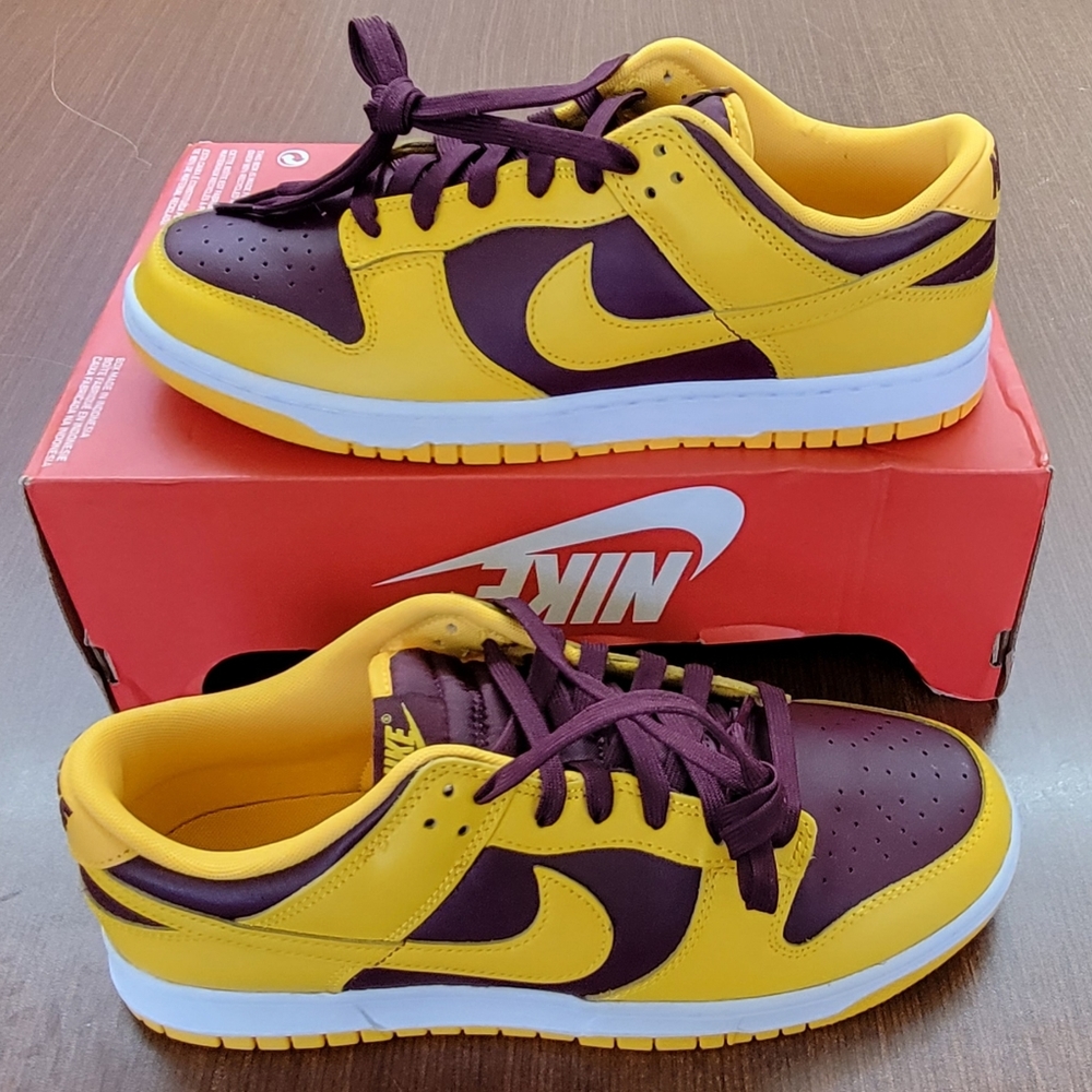 Nike Dunk Low Retro 'Arizona State' University Gold Men's Size 7 And 10
